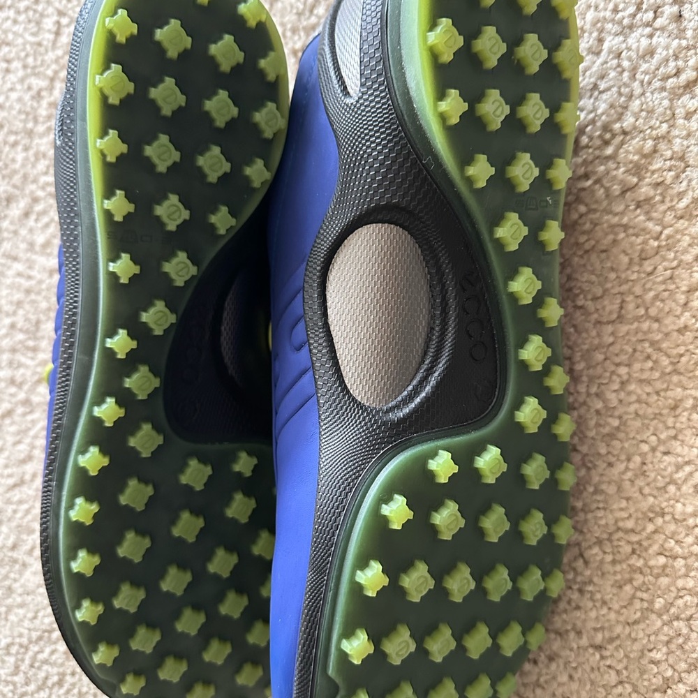NWOT Ecco royal blue golf cleats - Picture 3 of 5